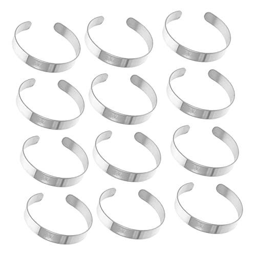 GALPADA 10 Stück Gebogene Armband Rohlinge Verstellbare Stempel und Gravurarmbänder für Diy Schmuckherstellung Langlebige und Praktische Armbänder GALPADA 10 Stück Gebogene Armband Rohlinge Verstellbare Stempel und Gravurarmbänder für Diy Schmuckherstellung Langlebige und Praktische Armbänder von GALPADA