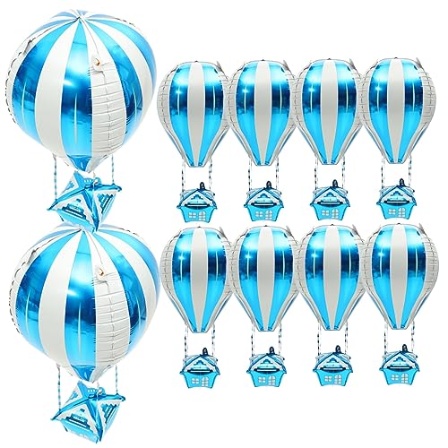 GALPADA 10 Stück Heißluftballon Folienballons Stilvolle Dekoration für Kindergeburtstag und Leicht und Langlebig für Fotos und Feiern GALPADA 10 Stück Heißluftballon Folienballons Stilvolle Dekoration für Kindergeburtstag und Leicht und Langlebig für Fotos und Feiern von GALPADA