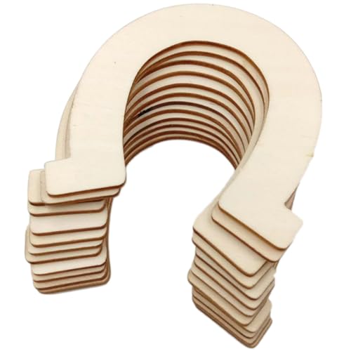 GALPADA 10 Stück Holz Bastelsets Unvollendete Holzscheiben für Diy Malerei und für Kreative Projekte und Feste Leicht und Tragbar von GALPADA