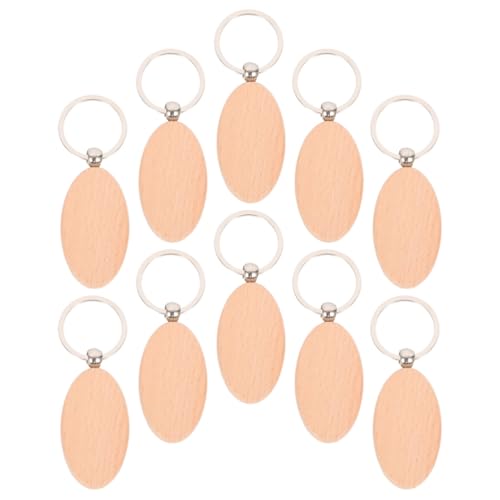 GALPADA 10 Stück Holz Schlüsselanhänger Rohlinge zum Selbstgestalten Gravierbare Holzanhänger für DIY Bastelprojekte Stabile Holzanhänger mit Glatter Oberfläche als oder Taschenanhänger GALPADA 10 Stück Holz Schlüsselanhänger Rohlinge zum Selbstgestalten Gravierbare Holzanhänger für DIY Bastelprojekte Stabile Holzanhänger mit Glatter Oberfläche als oder Taschenanhänger von GALPADA