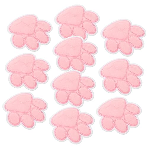 GALPADA 10 Stück Hundepranken Patches zum Aufnähen Bestickte Applikationen für Kleidung Hüte Taschen Diy Handwerksbedarf von GALPADA