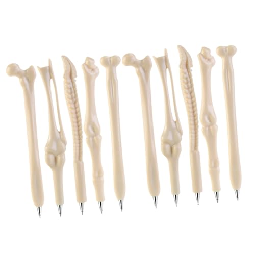 GALPADA 10 Stück Knochenstift geformter Stift Blau mehrfarbig albern Kugelschreiber kreative Stifte lustiger Stift Knochen-Design-Stifte Knochen Stifte Masse dekorative Stifte Abs Weiß GALPADA 10 Stück Knochenstift geformter Stift Blau mehrfarbig albern Kugelschreiber kreative Stifte lustiger Stift Knochen-Design-Stifte Knochen Stifte Masse dekorative Stifte Abs Weiß von GALPADA