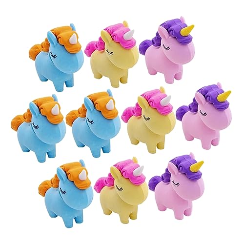 GALPADA 10 Stück Kreative Einhorn Radiergummis für Schule und Party Schülerbelohnung und Mitgebsel für Kindergarten und Grundschulkinder Bunte Designs Leicht und Tragbar Zufällige Farbe GALPADA 10 Stück Kreative Einhorn Radiergummis für Schule und Party Schülerbelohnung und Mitgebsel für Kindergarten und Grundschulkinder Bunte Designs Leicht und Tragbar Zufällige Farbe von GALPADA