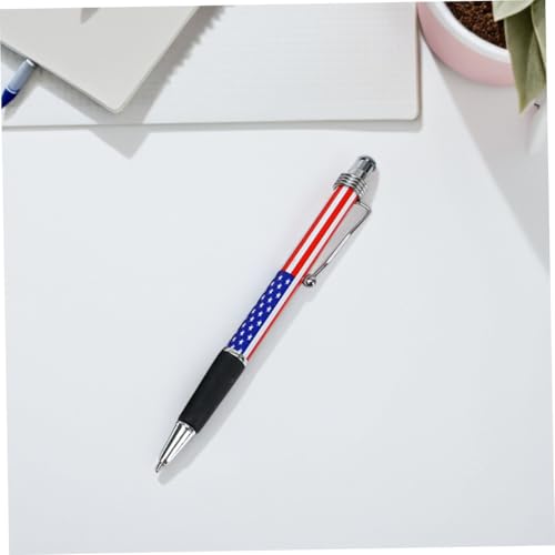 GALPADA 10 Stück Kugelschreiber mit Amerikanischer Flagge Ergonomischer Griff Leicht Einziehbar Multifunktional für Büro Schule und Zuhause zum Schreiben und Unterschreiben GALPADA 10 Stück Kugelschreiber mit Amerikanischer Flagge Ergonomischer Griff Leicht Einziehbar Multifunktional für Büro Schule und Zuhause zum Schreiben und Unterschreiben von GALPADA