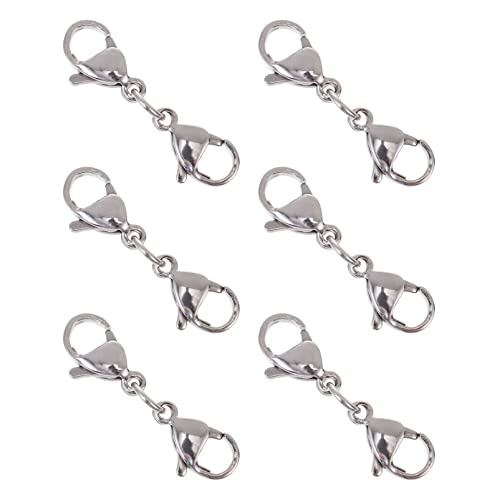GALPADA 10 Stück Lobster Clasps für DIY Schmuck Armbandverlängerung und Multifunktionale Verschlüsse für Reparatur und Verbindung von Schmuckstücken GALPADA 10 Stück Lobster Clasps für DIY Schmuck Armbandverlängerung und Multifunktionale Verschlüsse für Reparatur und Verbindung von Schmuckstücken von GALPADA