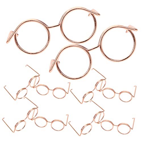 GALPADA 10 Stück Mini-Brillenspielzeug Brillen zum Anziehen der Puppe Puppenbrillen selber Machen Kleid babyspielzeug kleine Puppenbrille kleine Gläser für Puppen Metall GALPADA 10 Stück Mini-Brillenspielzeug Brillen zum Anziehen der Puppe Puppenbrillen selber Machen Kleid babyspielzeug kleine Puppenbrille kleine Gläser für Puppen Metall von GALPADA
