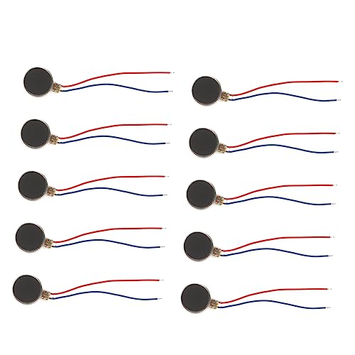 GALPADA 10 Stück Mini Flachvibrationsmotoren Mikro Dv Motoren für Spielzeuge und Elektronik Hohe Effizienz Druck und Korrosionsbeständig GALPADA 10 Stück Mini Flachvibrationsmotoren Mikro Dv Motoren für Spielzeuge und Elektronik Hohe Effizienz Druck und Korrosionsbeständig von GALPADA