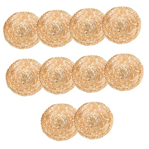 GALPADA 10 Stück Mini Strohhüte Für Bastelprojekte – 8 cm Rattan Hüte Für Kreative DIY - Puppenaccessoires Und Fotorequisiten in Ansprechender Spitzenform Ideal Für Kinderaktivitäten GALPADA 10 Stück Mini Strohhüte Für Bastelprojekte – 8 cm Rattan Hüte Für Kreative DIY - Puppenaccessoires Und Fotorequisiten in Ansprechender Spitzenform Ideal Für Kinderaktivitäten von GALPADA