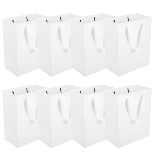 GALPADA 10 Stück Papiertragetaschen Wiederverwendbare Geschenktüten für Geburtstagsfeiern Hochzeiten und Design Robustes Material von GALPADA