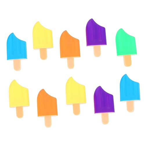 GALPADA 10 Stück Popsicle Marker Pens Bunte Fluoreszierende Stifte für Schule Büro und Kreative Projekte für Schüler und Lehrer Zufällige Farben Zufällige Farbe Zufällige Farbe von GALPADA
