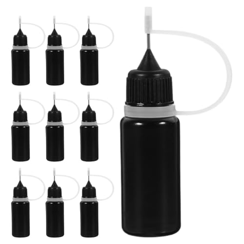 GALPADA 10 Stück Präzisions Tropfflaschen Kunststoff Nachfüllbare Squeeze Flaschen mit Spitzem Deckel für Kosmetik Öle und Bastelarbeiten UV Schutz für Reisen und Zuhause GALPADA 10 Stück Präzisions Tropfflaschen Kunststoff Nachfüllbare Squeeze Flaschen mit Spitzem Deckel für Kosmetik Öle und Bastelarbeiten UV Schutz für Reisen und Zuhause von GALPADA