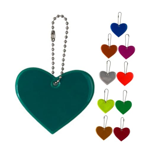 GALPADA 10 Stück Reflektierender Schlüsselanhänger Charms Anhänger Geldbeutel-anhänger Reflektor-anhänger Reflektierende Tags Reflektor Für Rucksack Pvc Reflektierendes Gitter von GALPADA