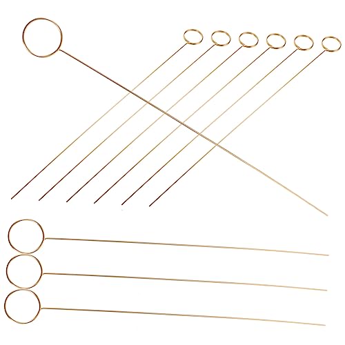 GALPADA 10 Stück Runder Metallkartenhalter Blumenarrangement Kartenclip für Tischdekoration Geeignet für Hochzeiten Geburtstage und Besondere Anlässe von GALPADA