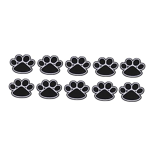 GALPADA 10 Stück Selbstklebende Aufkleber Stickerei Hundepflege Welpe Pfote süße hundepatches Flecken Aufnäher für Jacken Flicken für Jacken gestickte Applique -Patches nähen Stoff Schwarz GALPADA 10 Stück Selbstklebende Aufkleber Stickerei Hundepflege Welpe Pfote süße hundepatches Flecken Aufnäher für Jacken Flicken für Jacken gestickte Applique -Patches nähen Stoff Schwarz von GALPADA