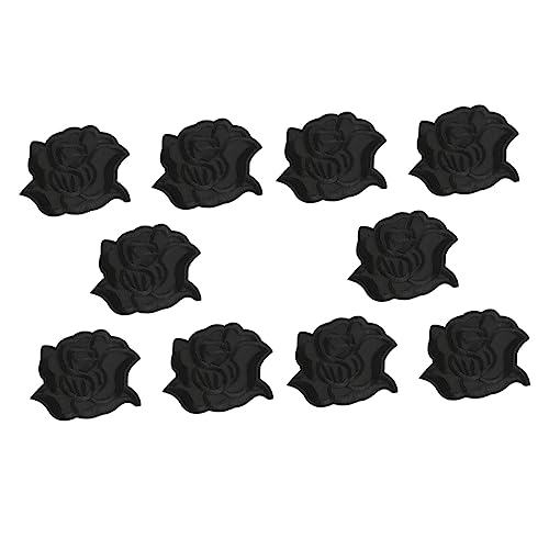 GALPADA 10 Stück Stickereispatch Flicken nähen Patch-Stickerei-Applikation gestickte Aufnäher Flicken für Jacken gestickte Aufkleber Applikation nähen Hosenaufnäher Twill-Stoff Schwarz GALPADA 10 Stück Stickereispatch Flicken nähen Patch-Stickerei-Applikation gestickte Aufnäher Flicken für Jacken gestickte Aufkleber Applikation nähen Hosenaufnäher Twill-Stoff Schwarz von GALPADA