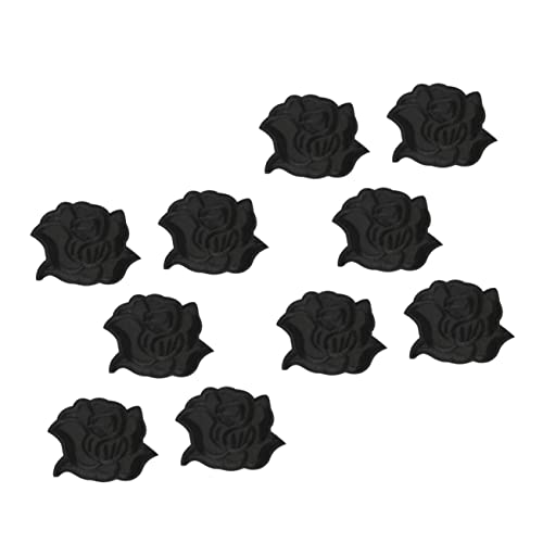 GALPADA 10 Stück Stickereispatch gestickte Aufnäher dekorative Flicken für Kleidung Gestickte Anwendung nähen sticken DIY-Patches Kleideraufnäher Kleidung Applikation Twill-Stoff Schwarz GALPADA 10 Stück Stickereispatch gestickte Aufnäher dekorative Flicken für Kleidung Gestickte Anwendung nähen sticken DIY-Patches Kleideraufnäher Kleidung Applikation Twill-Stoff Schwarz von GALPADA