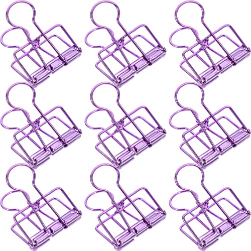 GALPADA 10 Stück Teiliges Binder Clips Sternform Dekorative Büroklammern für Dokumentenorganisation Mittelgroße Klammern für Schule und Büro von GALPADA