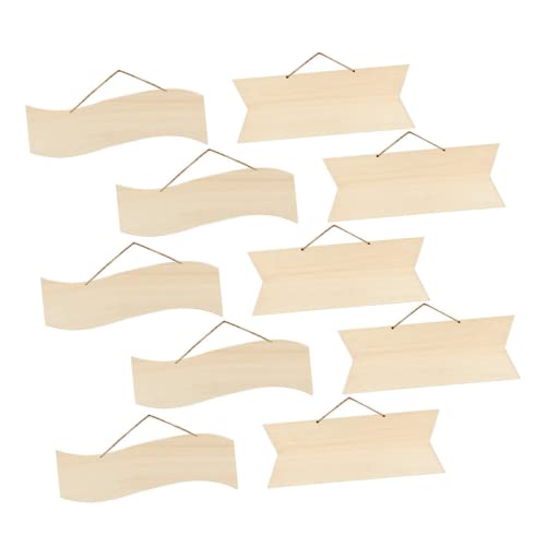 GALPADA 10 Stück Teiliges Blanko Holzschilder zum Basteln Unbehandelte Holzplatten mit Wellen und Pfeildesign DIY Hängende Dekoration für Wand Tür Fenster Kreative Holzplaketten zum GALPADA 10 Stück Teiliges Blanko Holzschilder zum Basteln Unbehandelte Holzplatten mit Wellen und Pfeildesign DIY Hängende Dekoration für Wand Tür Fenster Kreative Holzplaketten zum von GALPADA