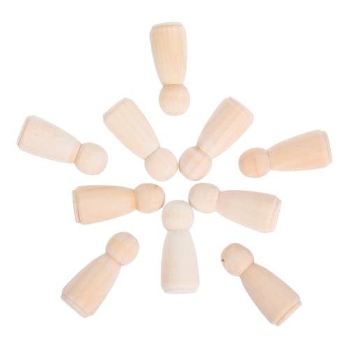GALPADA 10 Stück Teiliges DIY Holzfiguren Unbemalte Holzpuppen für Hochzeitstorte Bastelprojekte und GALPADA 10 Stück Teiliges DIY Holzfiguren Unbemalte Holzpuppen für Hochzeitstorte Bastelprojekte und von GALPADA