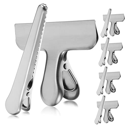 GALPADA 10 Stück Teiliges Edelstahl Bag Clips Stabile Verschlussklammern für Lebensmittelbeutel und Rechnungen Wiederverwendbar Rostfrei Geeignet für Snack und Aufbewahrungstüten GALPADA 10 Stück Teiliges Edelstahl Bag Clips Stabile Verschlussklammern für Lebensmittelbeutel und Rechnungen Wiederverwendbar Rostfrei Geeignet für Snack und Aufbewahrungstüten von GALPADA