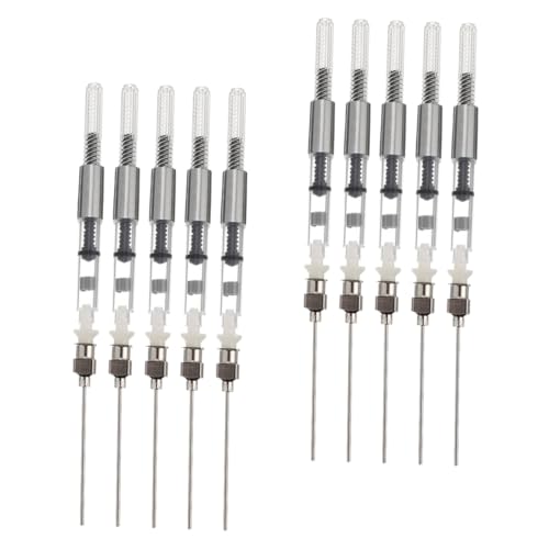 GALPADA 10 Stück Teiliges Füllfederhalter Tintenauffüllhilfe aus Edelstahl und Rostfrei Einfach zu Bedienen Verlängert Tintenabsorber Geeignet für Schüler und Lehrer GALPADA 10 Stück Teiliges Füllfederhalter Tintenauffüllhilfe aus Edelstahl und Rostfrei Einfach zu Bedienen Verlängert Tintenabsorber Geeignet für Schüler und Lehrer von GALPADA