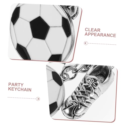 GALPADA 10 Stück Teiliges Fußball Schlüsselanhänger aus Robustem Legierungs-metall Leichte Tragbare Sportanhänger für Jungen und Fußballfans Party-mitgebsel und Geburtstagsgeschenke von GALPADA