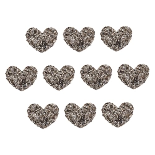 GALPADA 10 Stück Teiliges Herzförmige Rhinestone Patches zum Aufbügeln Glitzernde DIY Applikationen für Kleidung Strass Flicken mit Heißfix Technik Kreativer Modeschmuck für Textilien GALPADA 10 Stück Teiliges Herzförmige Rhinestone Patches zum Aufbügeln Glitzernde DIY Applikationen für Kleidung Strass Flicken mit Heißfix Technik Kreativer Modeschmuck für Textilien von GALPADA