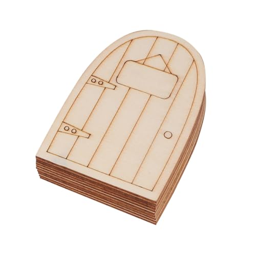 GALPADA 10 Stück Teiliges Holz Miniatur Zaubertür Dekoration aus Naturholz Langlebig und Sicher DIY Garten Party deko Kreative Tür Ornament für Haus GALPADA 10 Stück Teiliges Holz Miniatur Zaubertür Dekoration aus Naturholz Langlebig und Sicher DIY Garten Party deko Kreative Tür Ornament für Haus von GALPADA