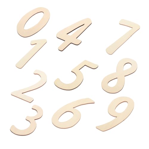GALPADA 10 Stück Teiliges Holz Zahlen Dekor DIY Geburtstagsdeko aus Sicherem Holz Kompakte Holznummern für Kreative Party und Jubiläumsdekoration Leicht und Handlich für Innen und GALPADA 10 Stück Teiliges Holz Zahlen Dekor DIY Geburtstagsdeko aus Sicherem Holz Kompakte Holznummern für Kreative Party und Jubiläumsdekoration Leicht und Handlich für Innen und von GALPADA