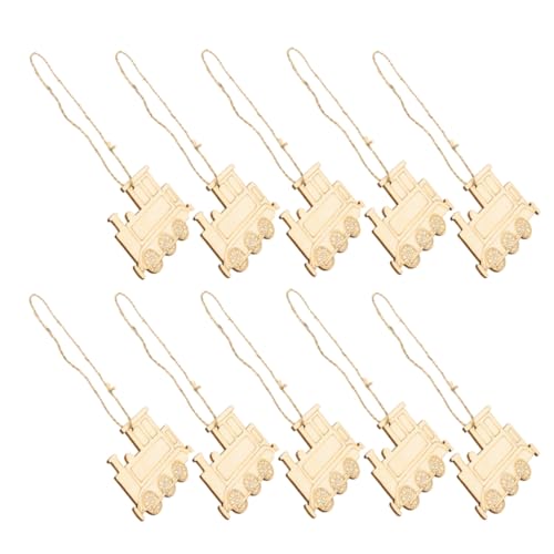 GALPADA 10 Stück Teiliges Holz Zugkopf Anhänger Unlackierte Holzverzierungen für DIY Bastelarbeiten für Kreative Projekte Spielzeugdeko für GALPADA 10 Stück Teiliges Holz Zugkopf Anhänger Unlackierte Holzverzierungen für DIY Bastelarbeiten für Kreative Projekte Spielzeugdeko für von GALPADA