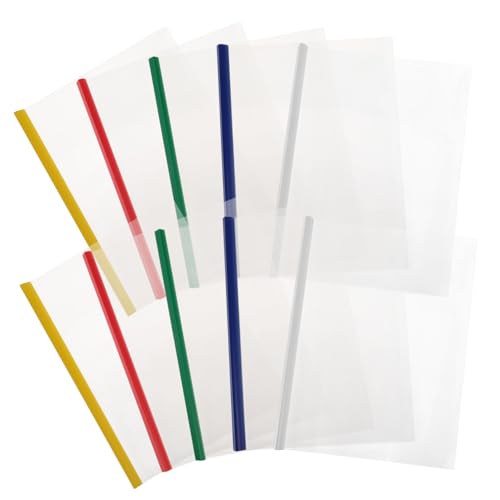 GALPADA 10 Stück Teiliges Kunststoff Schiebebinder Transparente Dateiordner mit Praktischem Ziehgriff Vielseitig Einsetzbar für Dokumente und Notizen Moderner Bürobedarf Organizer in GALPADA 10 Stück Teiliges Kunststoff Schiebebinder Transparente Dateiordner mit Praktischem Ziehgriff Vielseitig Einsetzbar für Dokumente und Notizen Moderner Bürobedarf Organizer in von GALPADA