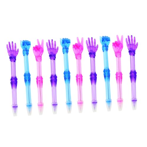 GALPADA 10 Stück Teiliges Lustige Kugelschreiber mit Fingerdesign Transparente Gelstifte für Schule und Büro Kreative Schreibutensilien für Erwachsene Blauer Tintenfluss GALPADA 10 Stück Teiliges Lustige Kugelschreiber mit Fingerdesign Transparente Gelstifte für Schule und Büro Kreative Schreibutensilien für Erwachsene Blauer Tintenfluss von GALPADA