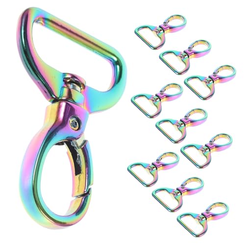 GALPADA 10 Stück Teiliges Metall D ring Schlüsselanhänger Clips Langlebige Schlüsselanhänger Haken für DIY Schmuck und Taschen Leichte Kompakte Schlüsselring Verschlüsse zum Basteln und GALPADA 10 Stück Teiliges Metall D ring Schlüsselanhänger Clips Langlebige Schlüsselanhänger Haken für DIY Schmuck und Taschen Leichte Kompakte Schlüsselring Verschlüsse zum Basteln und von GALPADA