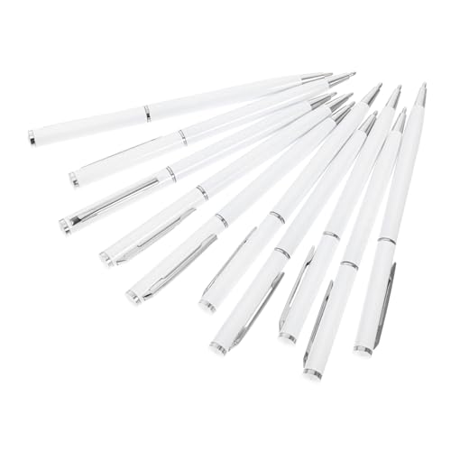 GALPADA 10 Stück Teiliges Metall Kugelschreiber Schlanker Drehbarer Kugelschreiber mit Schwarzer für Professionelles Langlebiges Schreiben bei Büro Schule und Meetings GALPADA 10 Stück Teiliges Metall Kugelschreiber Schlanker Drehbarer Kugelschreiber mit Schwarzer für Professionelles Langlebiges Schreiben bei Büro Schule und Meetings von GALPADA