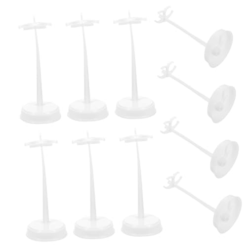 GALPADA 10 Stück Teiliges Mini Puppenständer Weiß Stabile Doll Display Ständer mit Sicherem Halt Figurenhalter für Mädchen und Kreative Puppenpräsentation GALPADA 10 Stück Teiliges Mini Puppenständer Weiß Stabile Doll Display Ständer mit Sicherem Halt Figurenhalter für Mädchen und Kreative Puppenpräsentation von GALPADA