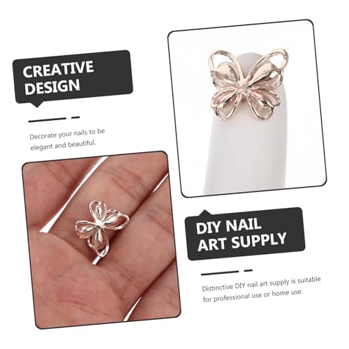 GALPADA 10 Stück Teiliges Nagel Deko mit Katzenaugen DIY Fingernagel Patches Roségoldfarbene Strass Nail Art Charms für Stilvolle Maniküre GALPADA 10 Stück Teiliges Nagel Deko mit Katzenaugen DIY Fingernagel Patches Roségoldfarbene Strass Nail Art Charms für Stilvolle Maniküre von GALPADA