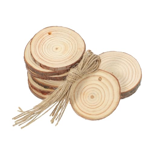 GALPADA 10 Stück Teiliges Naturholzscheiben mit Bohrung Stabile Leichte Holzplättchen für DIY Basteln Weihnachtsbaum Deko Baumscheiben für Handwerk und Christbaumschmuckgestaltung GALPADA 10 Stück Teiliges Naturholzscheiben mit Bohrung Stabile Leichte Holzplättchen für DIY Basteln Weihnachtsbaum Deko Baumscheiben für Handwerk und Christbaumschmuckgestaltung von GALPADA