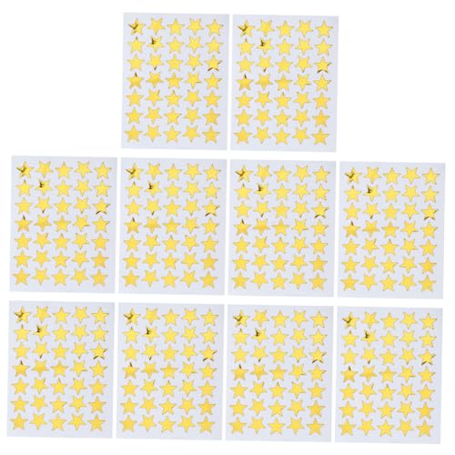 GALPADA 10 Stück Teiliges PVC Stern Aufkleber Selbstklebend Ablösbar Glitzernd Belohnung für Schüler für Schule Basteln Posterdekoration Motivation und Auszeichnung GALPADA 10 Stück Teiliges PVC Stern Aufkleber Selbstklebend Ablösbar Glitzernd Belohnung für Schüler für Schule Basteln Posterdekoration Motivation und Auszeichnung von GALPADA
