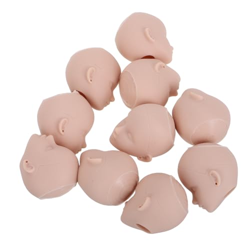 GALPADA 10 Stück Teiliges Puppenkopf Leichtem Kunststoff zum Schminken und Frisieren mit Glatter Oberfläche für Anfänger und Profis für DIY Doll Makeup und Puppenzubehör GALPADA 10 Stück Teiliges Puppenkopf Leichtem Kunststoff zum Schminken und Frisieren mit Glatter Oberfläche für Anfänger und Profis für DIY Doll Makeup und Puppenzubehör von GALPADA