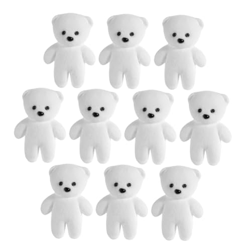 GALPADA 10stücke Süße Miniaturbären Aus Schaumstoff Zum Basteln Für Blumenstrauß-accessoires Babyparty-dekor Und Kreative Projekte Weiche Plüschbären Für Heimdeko Geschenke Und von GALPADA