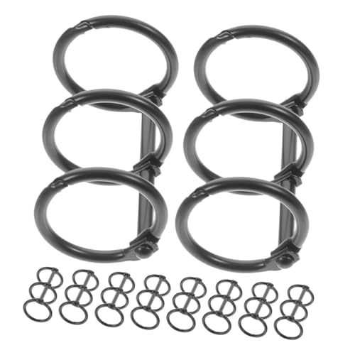 GALPADA 10 Stück Teiliges Schwarze Metall buchringe aus Legierung Flexible Binder Ringe zum Einfachen Ordnen und Verbinden von Losem für Büro Schule und Zuhause Praktische GALPADA 10 Stück Teiliges Schwarze Metall buchringe aus Legierung Flexible Binder Ringe zum Einfachen Ordnen und Verbinden von Losem für Büro Schule und Zuhause Praktische von GALPADA