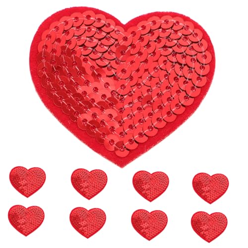 GALPADA 10 Stück Teiliges Selbstklebende Herz Pailletten Aufnäher Bestickte Langlebige DIY Reparatur Patches für Kleidung Hüte Taschen Einfache Anwendung ohne Nähen Kreative GALPADA 10 Stück Teiliges Selbstklebende Herz Pailletten Aufnäher Bestickte Langlebige DIY Reparatur Patches für Kleidung Hüte Taschen Einfache Anwendung ohne Nähen Kreative von GALPADA