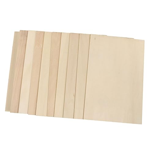 GALPADA 10 Stück Teiliges Unbehandelte Holzplatten Lindenholz DIY Bastelplatten Glatt Splintfrei für Brandmalerei Gravur Modellbau und Kreative Holzarbeiten GALPADA 10 Stück Teiliges Unbehandelte Holzplatten Lindenholz DIY Bastelplatten Glatt Splintfrei für Brandmalerei Gravur Modellbau und Kreative Holzarbeiten von GALPADA