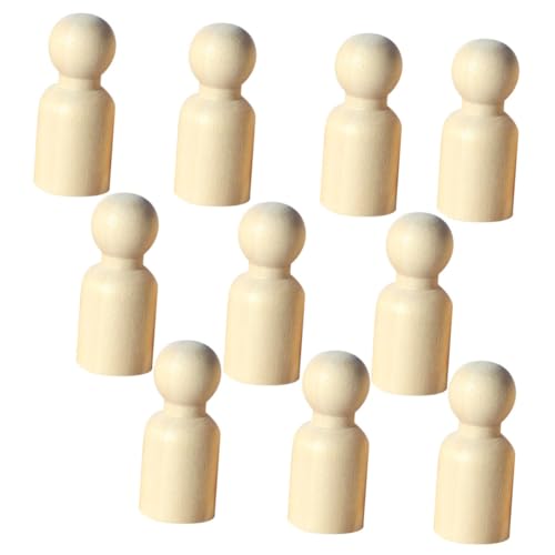 GALPADA 10 Stück Teiliges Unbemalte Holzpuppen DIY Bastelfiguren für Handbemalbar Kreativ Holzfiguren zum Bemalen und Gestalten für Handwerksprojekte und Geschenkideen GALPADA 10 Stück Teiliges Unbemalte Holzpuppen DIY Bastelfiguren für Handbemalbar Kreativ Holzfiguren zum Bemalen und Gestalten für Handwerksprojekte und Geschenkideen von GALPADA