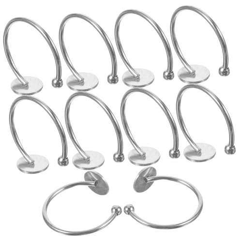 GALPADA 10 Stück Teiliges Verstellbare Ringrohlinge für Schmuckherstellung DIY Leere Ringe für Hochzeiten Cosplay und Besondere Anlässe Geeignet für Individuelle Designs von GALPADA