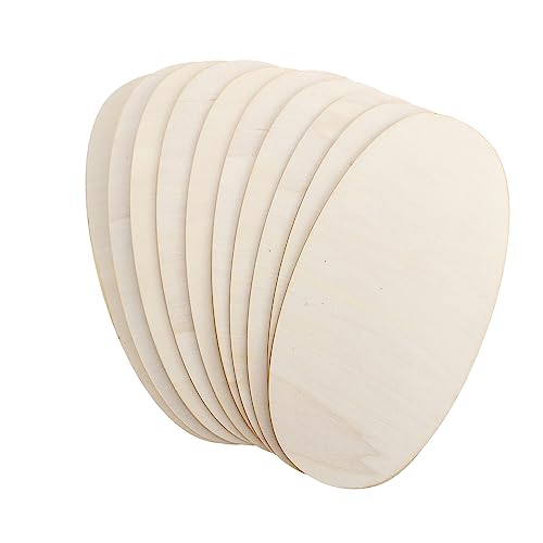 GALPADA 10 Stück Unbearbeitete Holzscheiben für Diy Bastelprojekte Oval Hochwertige Holzchips zum Malen und Dekorieren für Hochzeiten und Handwerke GALPADA 10 Stück Unbearbeitete Holzscheiben für Diy Bastelprojekte Oval Hochwertige Holzchips zum Malen und Dekorieren für Hochzeiten und Handwerke von GALPADA