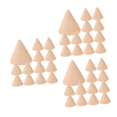 GALPADA 10 Stück Unbemalte Holzkegel Ringhalter Für Schmuckdisplay – DIY Bastelzubehör Holz - Ideal Für Heimbüro Und Shops - Kreative Präsentation Von Ringen Und Schmuck GALPADA 10 Stück Unbemalte Holzkegel Ringhalter Für Schmuckdisplay – DIY Bastelzubehör Holz - Ideal Für Heimbüro Und Shops - Kreative Präsentation Von Ringen Und Schmuck von GALPADA