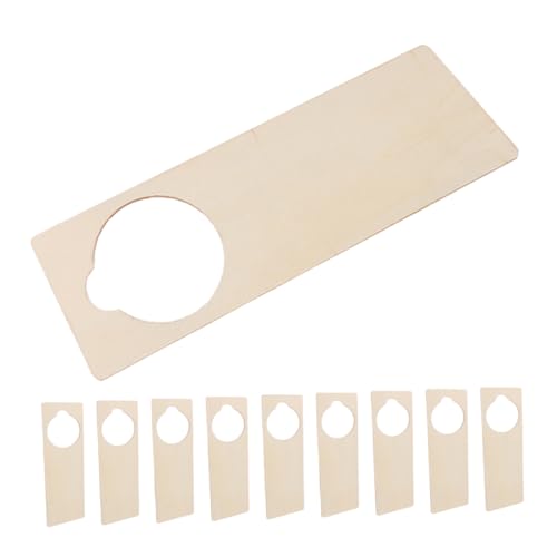GALPADA 10 Stück Unfertige Holz Türknauf Hänger Blanko Türschild für DIY Bastelarbeiten Runde Holzplaketten für Home Hotel und Büro Dekoration Vielseitige Anwendung und Einfache GALPADA 10 Stück Unfertige Holz Türknauf Hänger Blanko Türschild für DIY Bastelarbeiten Runde Holzplaketten für Home Hotel und Büro Dekoration Vielseitige Anwendung und Einfache von GALPADA