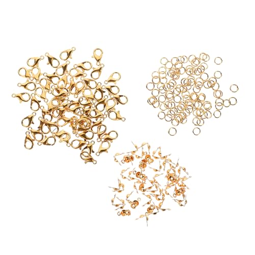 GALPADA 100 Sätze Teiliges Goldfarbener Lobster verschlüsse aus Langlebigem Material für Schmuckherstellung für DIY Armbänder und Halsketten Stabile Karabinerhaken für Einfache Verbindung GALPADA 100 Sätze Teiliges Goldfarbener Lobster verschlüsse aus Langlebigem Material für Schmuckherstellung für DIY Armbänder und Halsketten Stabile Karabinerhaken für Einfache Verbindung von GALPADA