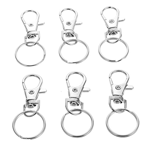 GALPADA 100 Sätze Teiliges Set Karabinerverschlüsse aus Legierung Langlebige Schlüsselring Clips mit Drehfunktion Praktisches DIY Zubehör für Schlüsselanhänger und Bastelprojekte Rostfrei GALPADA 100 Sätze Teiliges Set Karabinerverschlüsse aus Legierung Langlebige Schlüsselring Clips mit Drehfunktion Praktisches DIY Zubehör für Schlüsselanhänger und Bastelprojekte Rostfrei von GALPADA
